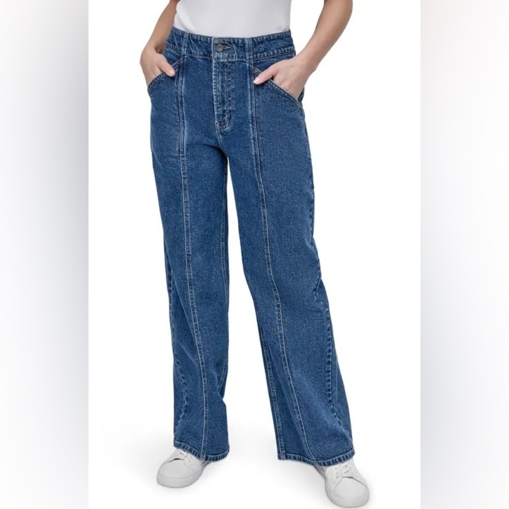 And Now This seamfront jeans